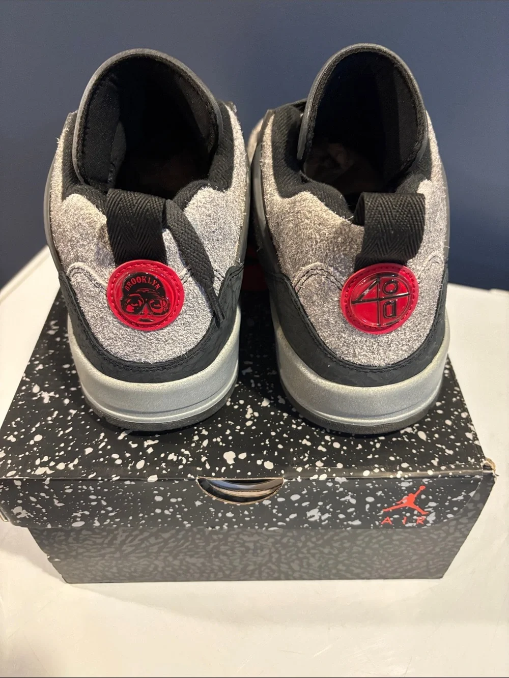 Nike Air Jordan Spizike Low 'Anthracite Gym Red